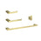 Elegant Lighting Sofia 4Pc Bathroom Hardware Set, Gold