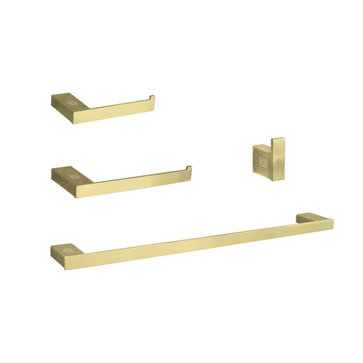 Elegant Lighting Sofia 4Pc Bathroom Hardware Set, Gold