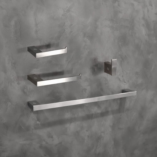 Elegant Lighting Sofia 4Pc Bathroom Hardware Set, Brushed Nickel