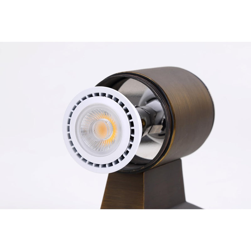 Elitco Lighting Aera 2 Lt Landscape Wall, Antique Brass
