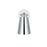 Living District Halycon 1 Light 5" Wall Sconce, Chrome/Chrome
