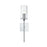 Living District Elsreth 1 Light 4.5" Wall Sconce, Chrome/Clear