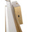 Living District Aden 1 Light 36" Wall Sconce, Satin Gold/White