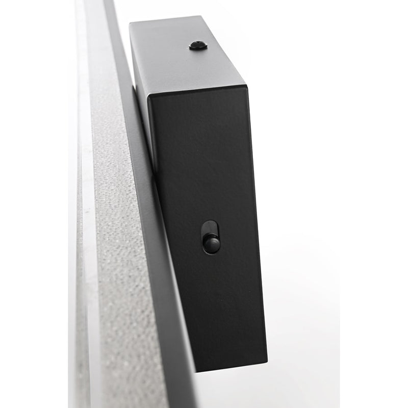 Living District Jaxx 1 Light 36" Wall Sconce, Black/Clear