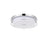 Living District Kolson 1 Light 16" Flush Mount, Chrome/Clear