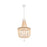 Living District Jolie 3 Light 16" Pendant, Beige - LD306D16BG
