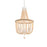 Living District Jolie 3 Light 16" Pendant, Beige