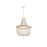Living District Jolie 5 Light 24" Pendant, Antique white - LD306D24WH