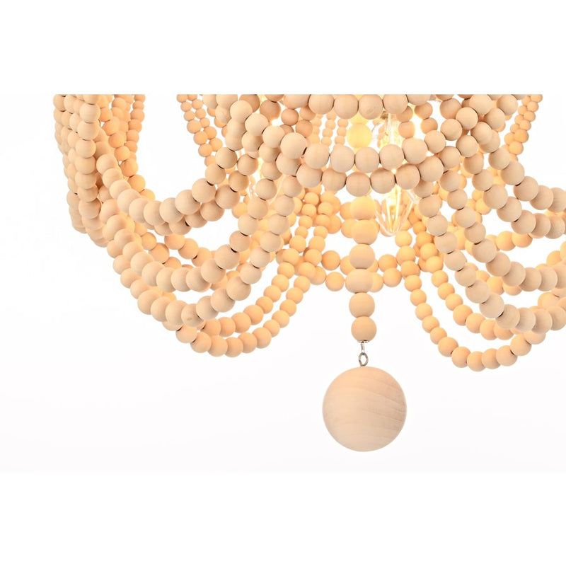Living District Jolie 4 Light 16" Flush Mount, Beige