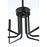 Elegant Lighting Willa 6 Light 26"L Pendant, Black