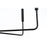 Elegant Lighting Willa 6 Light 26"L Pendant, Black
