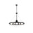 Elegant Lighting Thora 6 Light 32" Pendant, Black - LD746D32BK
