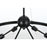 Elegant Lighting Thora 6 Light 32" Pendant, Black