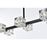 Elegant Lighting Lyra 8 Light 30" Pendant, Black/Clear