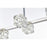 Elegant Lighting Lyra 8 Light 30" Pendant, Chrome/Clear