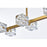 Elegant Lighting Lyra 8 Light 30" Pendant, Satin Gold/Clear