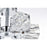 Elegant Lighting Lyra 6 Light 14" Flush Mount, Chrome/Clear