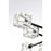 Elegant Lighting Lyra 8 Light 32" Flush Mount, Black/Clear