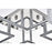Elegant Lighting Lyra 8 Light 32" Flush Mount, Chrome/Clear