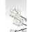 Elegant Lighting Lyra 8 Light 32" Flush Mount, Chrome/Clear
