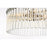 Living District Paulina 4 Light 20" Chandelier, Polished Nickel