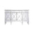Elegant Decor Contempo 60" Sideboard/Credenza, Antique White