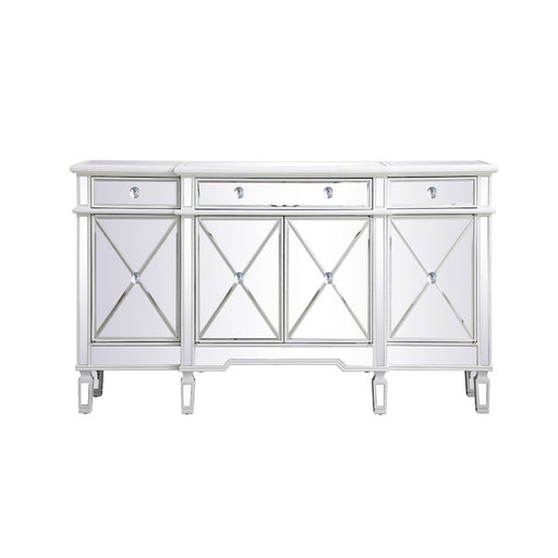 Elegant Decor Contempo 60" Sideboard/Credenza, Antique White