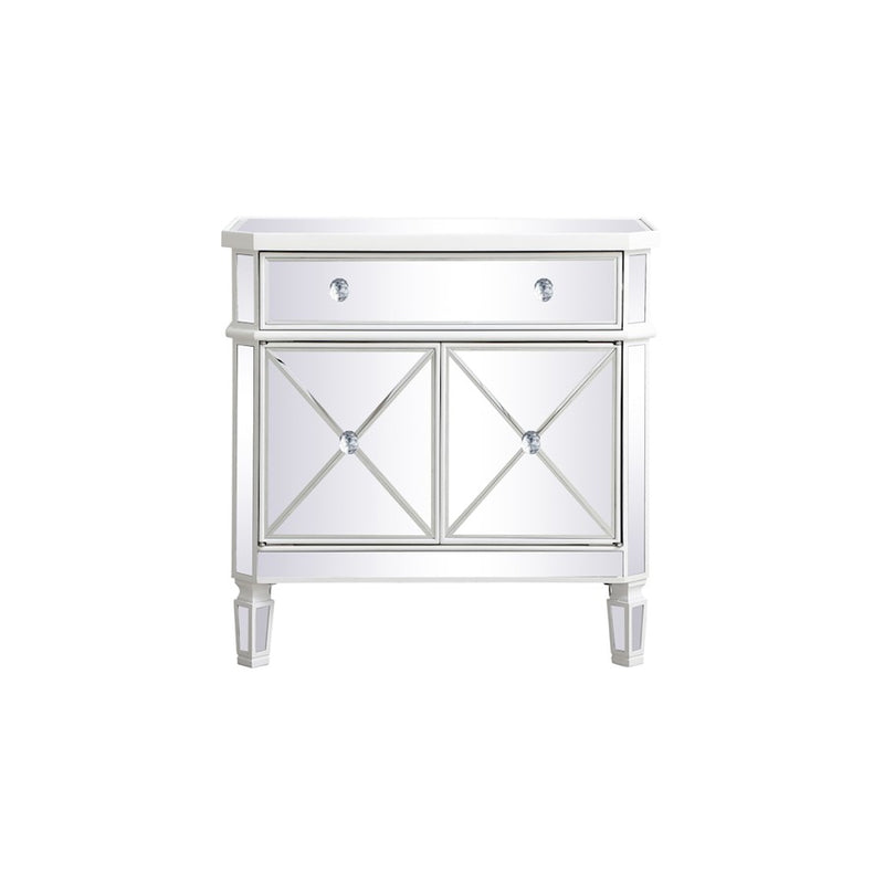 Elegant Decor Contempo 32" Cabinets, Antique White
