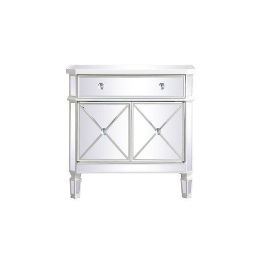Elegant Decor Contempo 32" Cabinets, Antique White