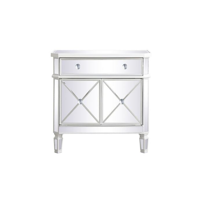 Elegant Decor Contempo 32" Cabinets, Antique White