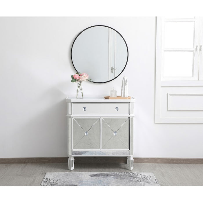 Elegant Decor Contempo 32" Cabinets, Antique White