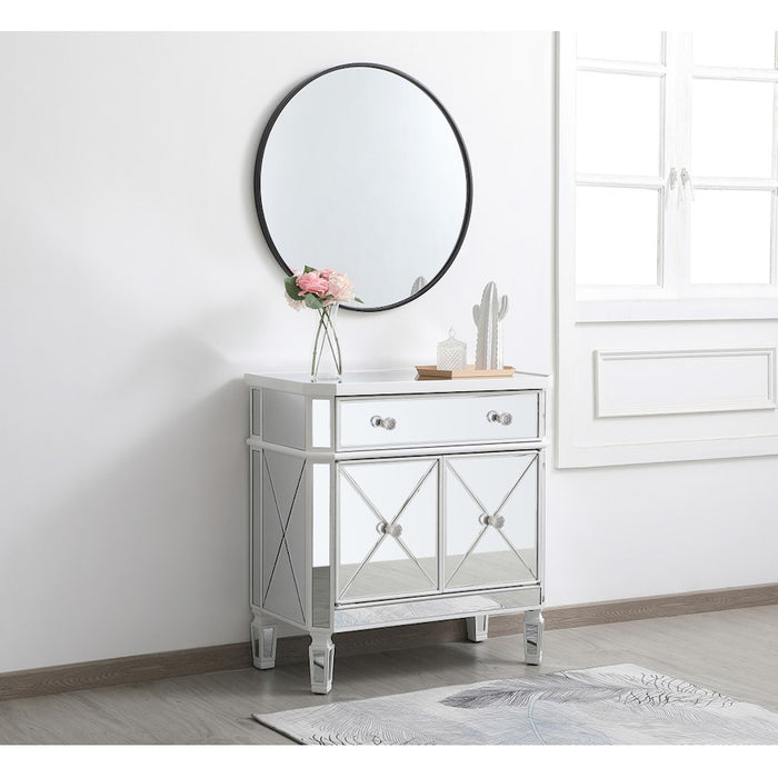Elegant Decor Contempo 32" Cabinets, Antique White