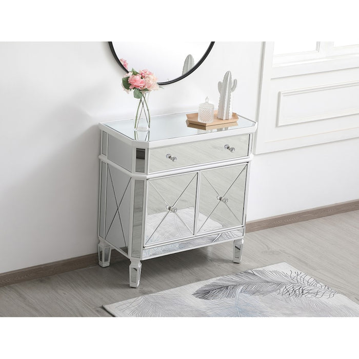 Elegant Decor Contempo 32" Cabinets, Antique White