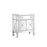 Elegant Decor Contempo 32" Cabinets, Antique White