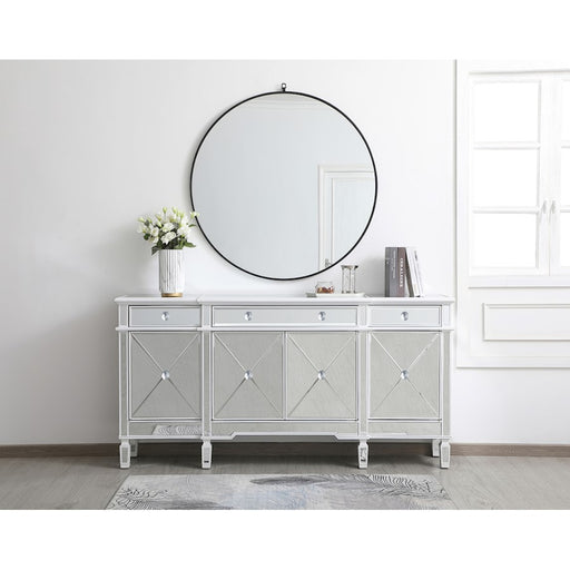 Elegant Decor Contempo 72" Sideboard/Credenza, Antique White
