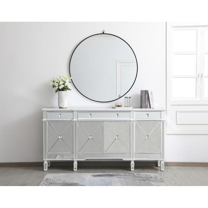 Elegant Decor Contempo 72" Sideboard/Credenza, Antique White