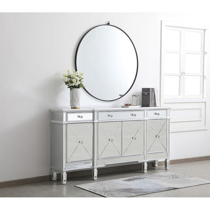 Elegant Decor Contempo 72" Sideboard/Credenza, Antique White