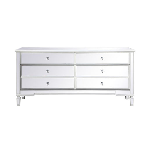 Elegant Decor Contempo 72" Chests, Antique White