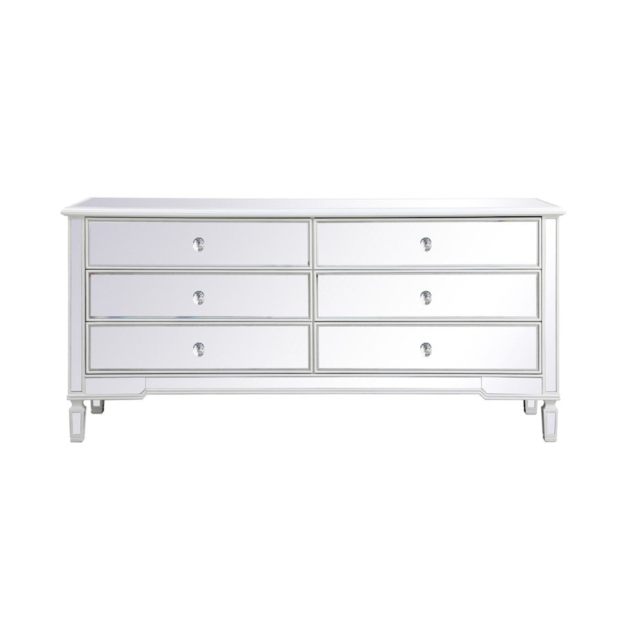 Elegant Decor Contempo 72" Chests, Antique White