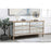 Elegant Decor Contempo 72" Chests, Antique Gold