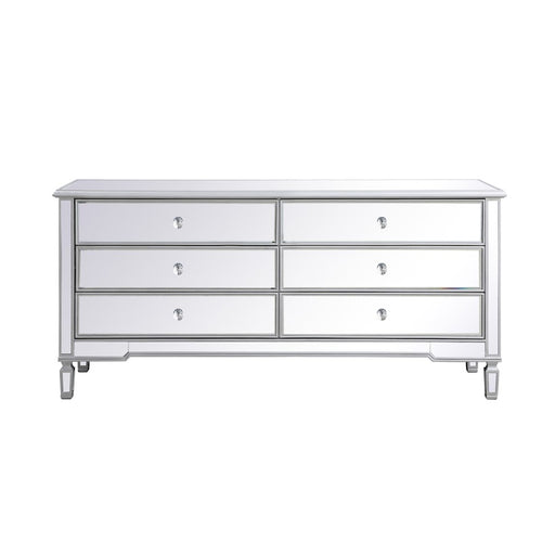 Elegant Decor Contempo 72" Chests, Antique Silver