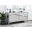 Elegant Decor Contempo 72" Chests, Antique Silver