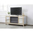 Elegant Decor Reflexion 60" TVCabinet/Stand/Crystal Fireplace, Gold