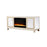 Elegant Decor Reflexion 60" TVCabinet/Stand/Crystal Fireplace, Gold