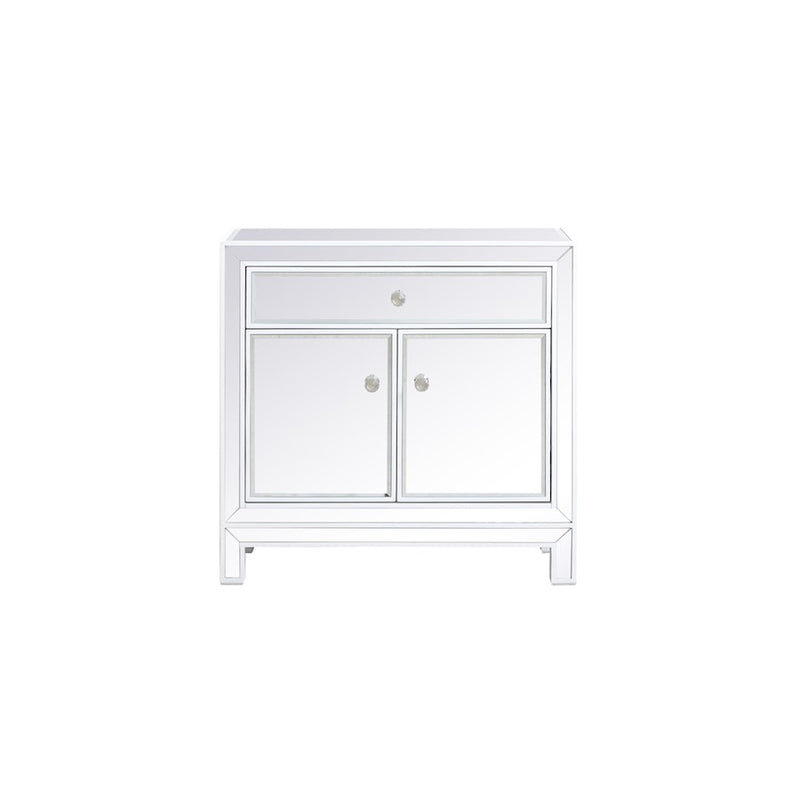 Elegant Decor Reflexion 29" Cabinets, White