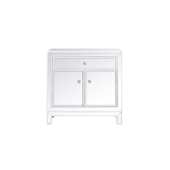 Elegant Decor Reflexion 29" Cabinets, White