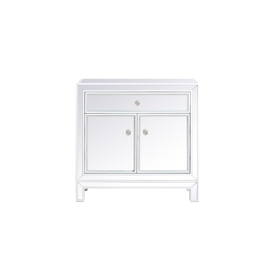 Elegant Decor Reflexion 29" Cabinets, White