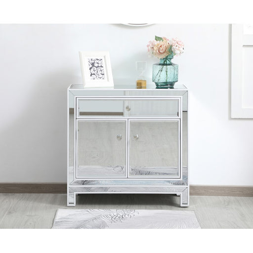 Elegant Decor Reflexion 29" Cabinets, White