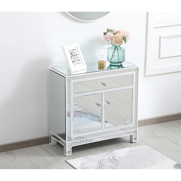 Elegant Decor Reflexion 29" Cabinets, White