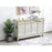 Elegant Decor Reflexion 56" Credenza, Gold